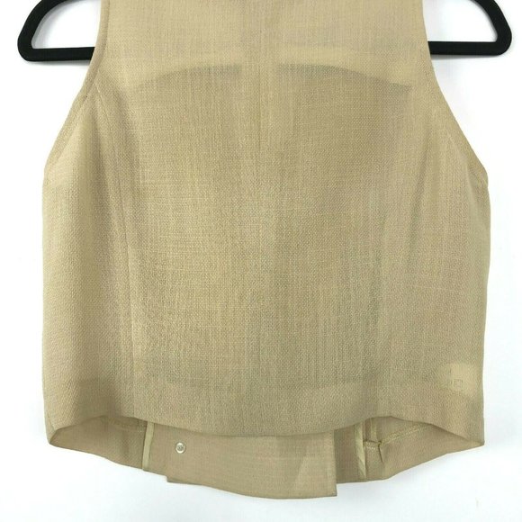 Vtg 90s Button Front Short Vest - Picture 5 of 8
